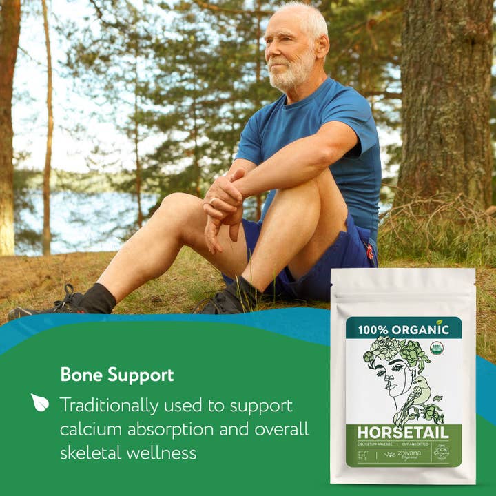 Zhivana Organics - Wholesale Health/Detox Tea - Organic Horsetail (Equisetum arvense) – 5 lb Bulk3