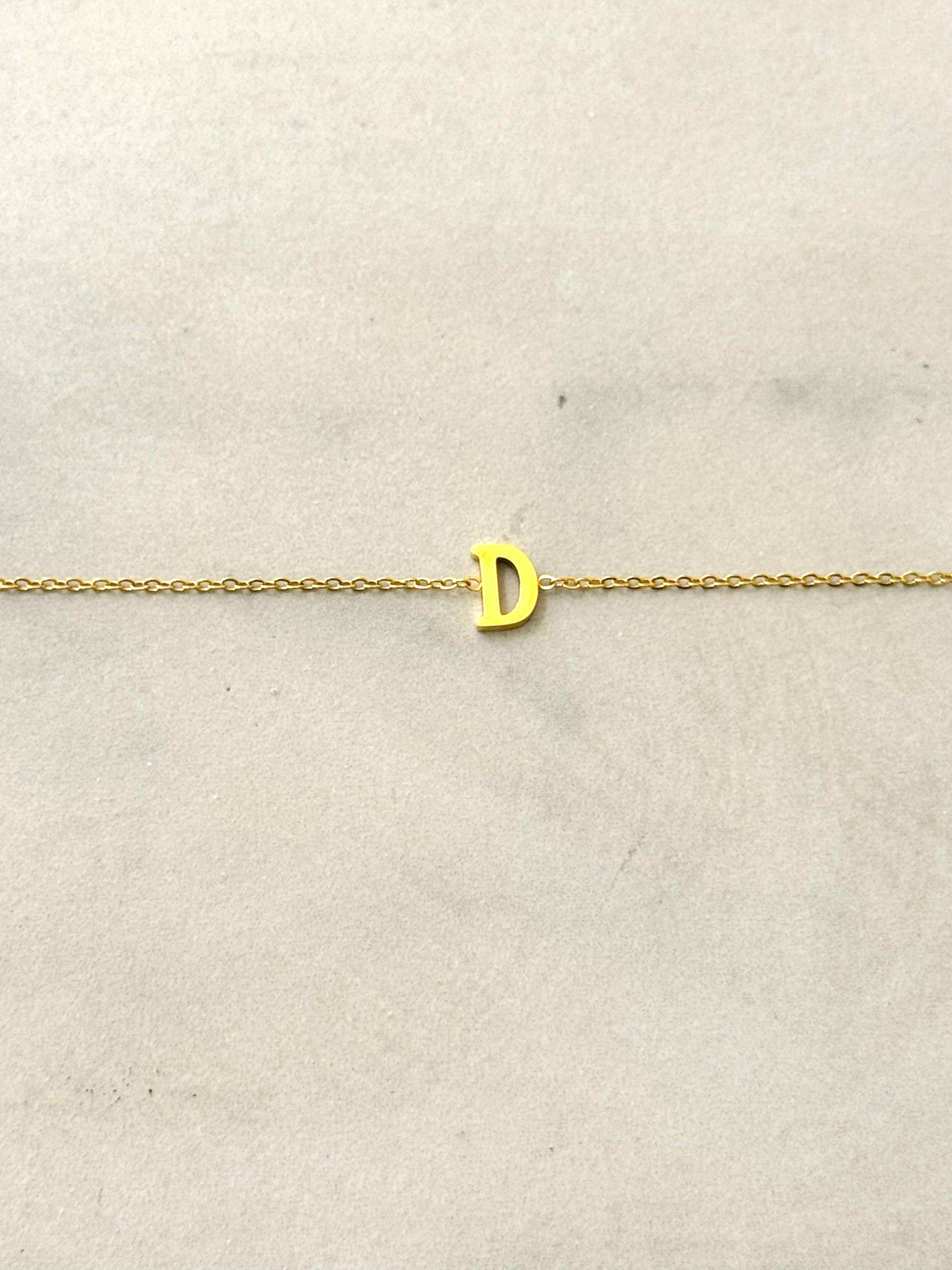 Cassette Barcelona - Wholesale Charm/Dangle Bracelet - Minimal Stainless Steel Initial Bracelet3