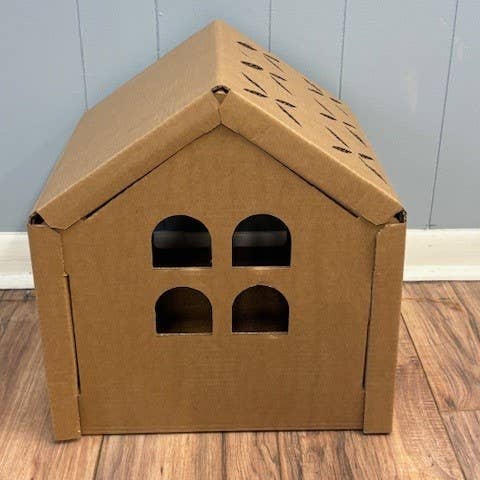 Designer Pet Products, LLC – wholesale Kattkliare - Katt – Kattkoja i kartong - Liten, för inomhuskatter och kaniner
