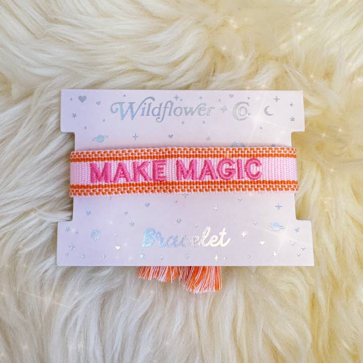 Wildflower + Co. - Wholesale Woven/Braided Bracelet - Embroidered Friendship Bracelets5