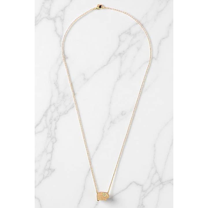 Andrea Bijoux - Wholesale Pendant/Charm Necklace - Ram Pendant Necklace3
