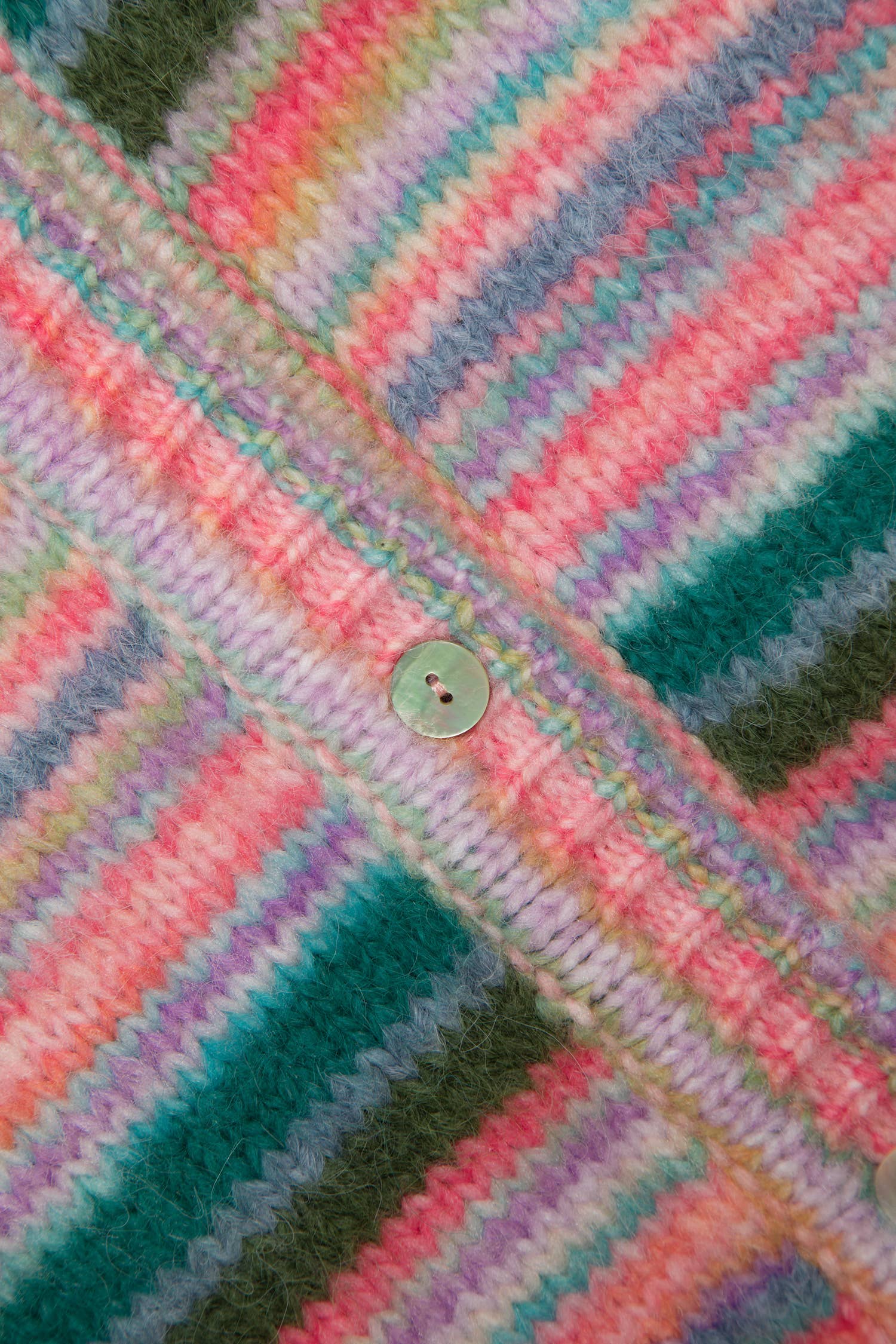 Lanidor - Wholesale Cardigan - Women's - Striped Knit Cardigan (431948-98)3