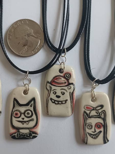 Character Necklaces for wholesale by Carisa Serena