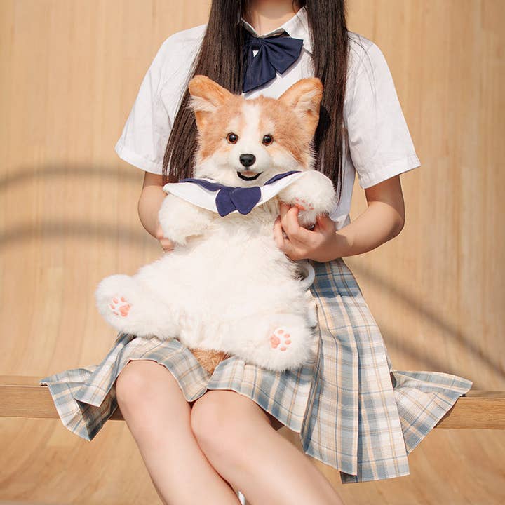 Chongker - Wholesale Backpack - Kids - Corgi Backpack – Cute Dog Plush Bag for Kids & Pet Fans2