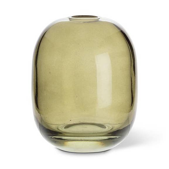 Abbott – wholesale Vase – Medium Barrel Bud Vase-Moss Green-4.5"H0