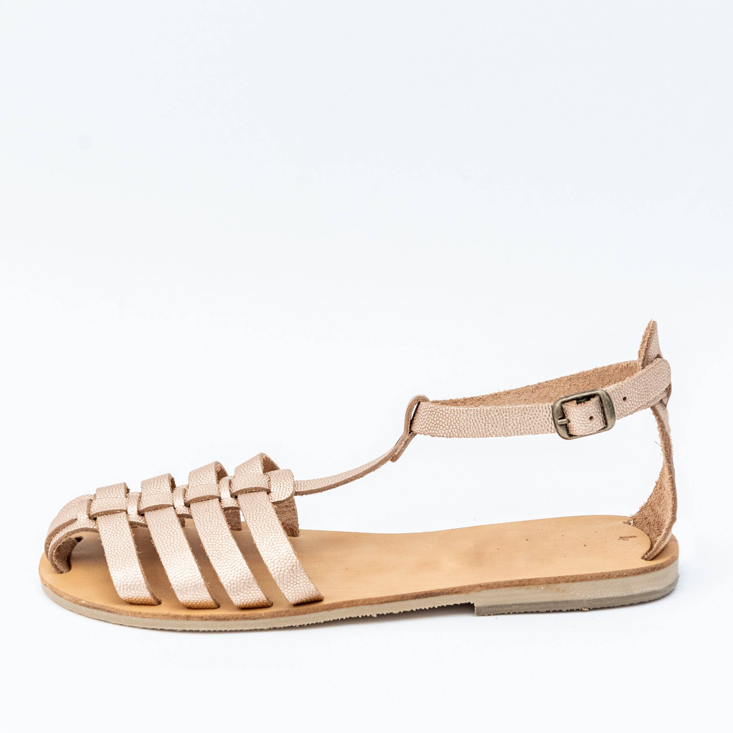 SIBYLLADELPHICA - Wholesale Sandals - Women's - Fisherman Slingback Leather Sandals4