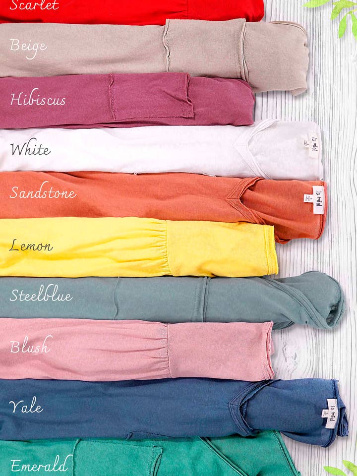 JAT7459 Haut respirant à manches courtes avec poche avant et col en V pour la vente par La Miel