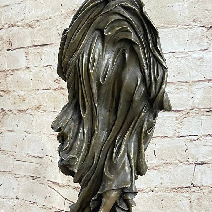 Bronzhaus - Wholesale Sculpture - Nude Roman Greek Goddess Female Figure Bronze Statue Sculpture 20" x 7"