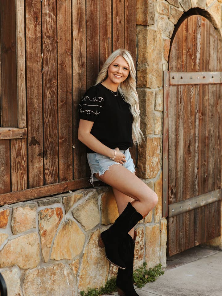 2 Fly Co - Wholesale Blouse - Women's - LOOPTY LARIAT TOP3