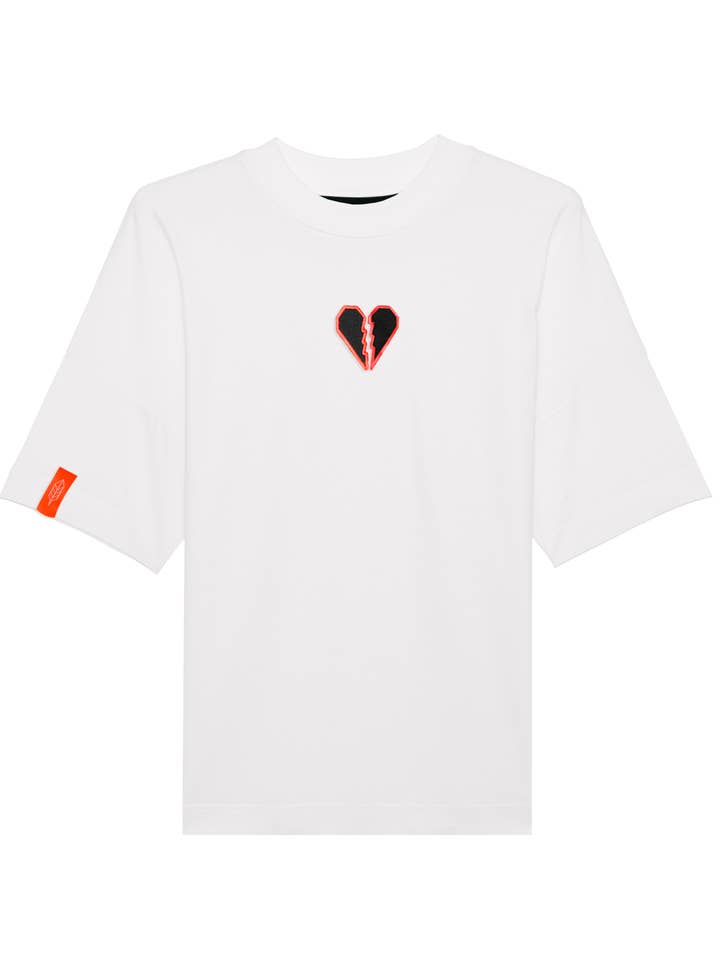 T-shirt Alter & Ego Overlove - Bianca per la vendita all'ingrosso da parte di Serendipity Paris