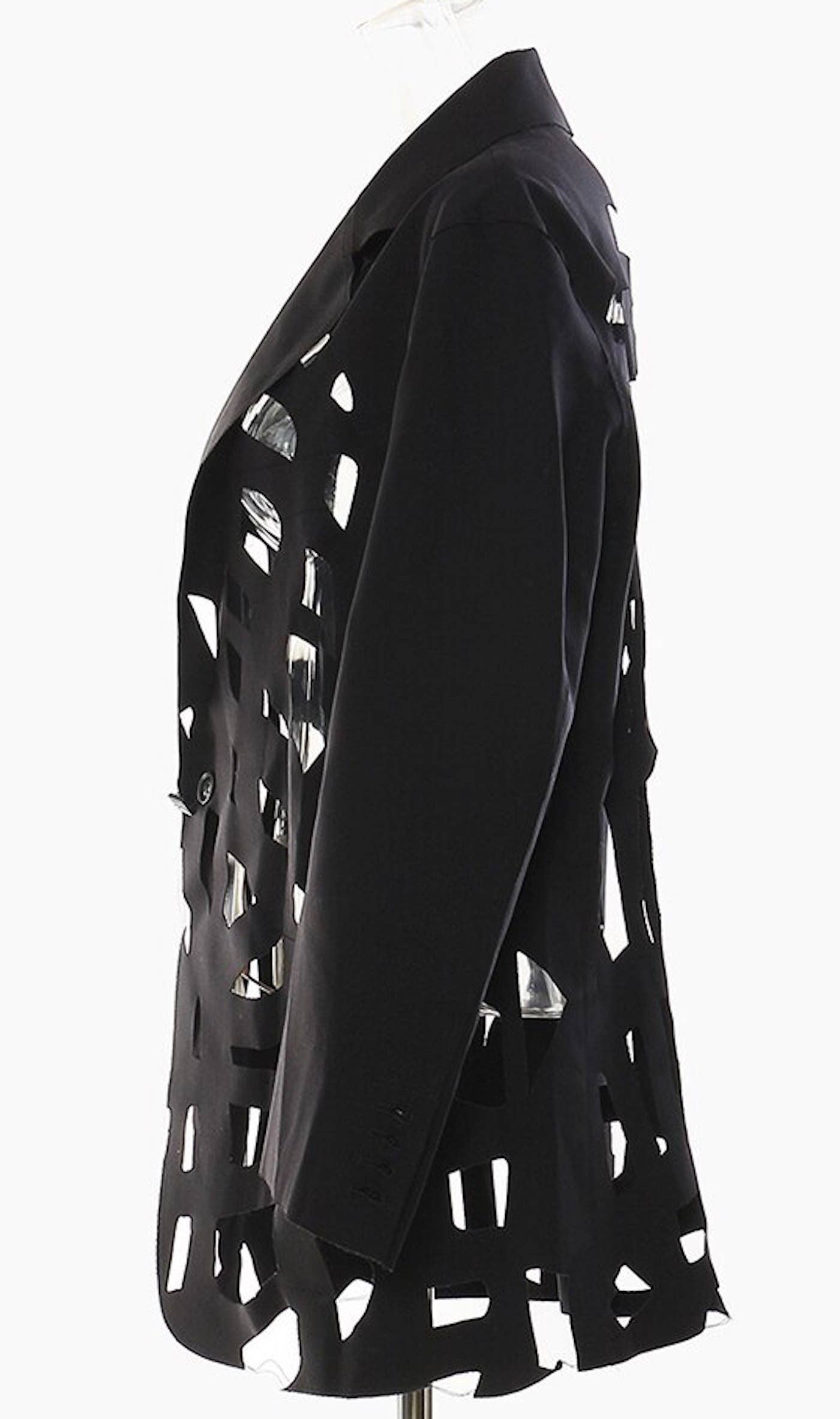 Luxe & Leather by Madonna & Co - Venta al por mayor Blazer - Mujer - Blazer elegante con puntada abierta y corte láser2