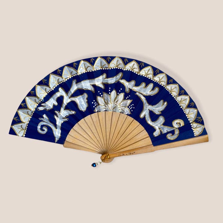 Arte e sfizio - Wholesale Handheld Folding Fan - Hand painted fans in fabric and wood21