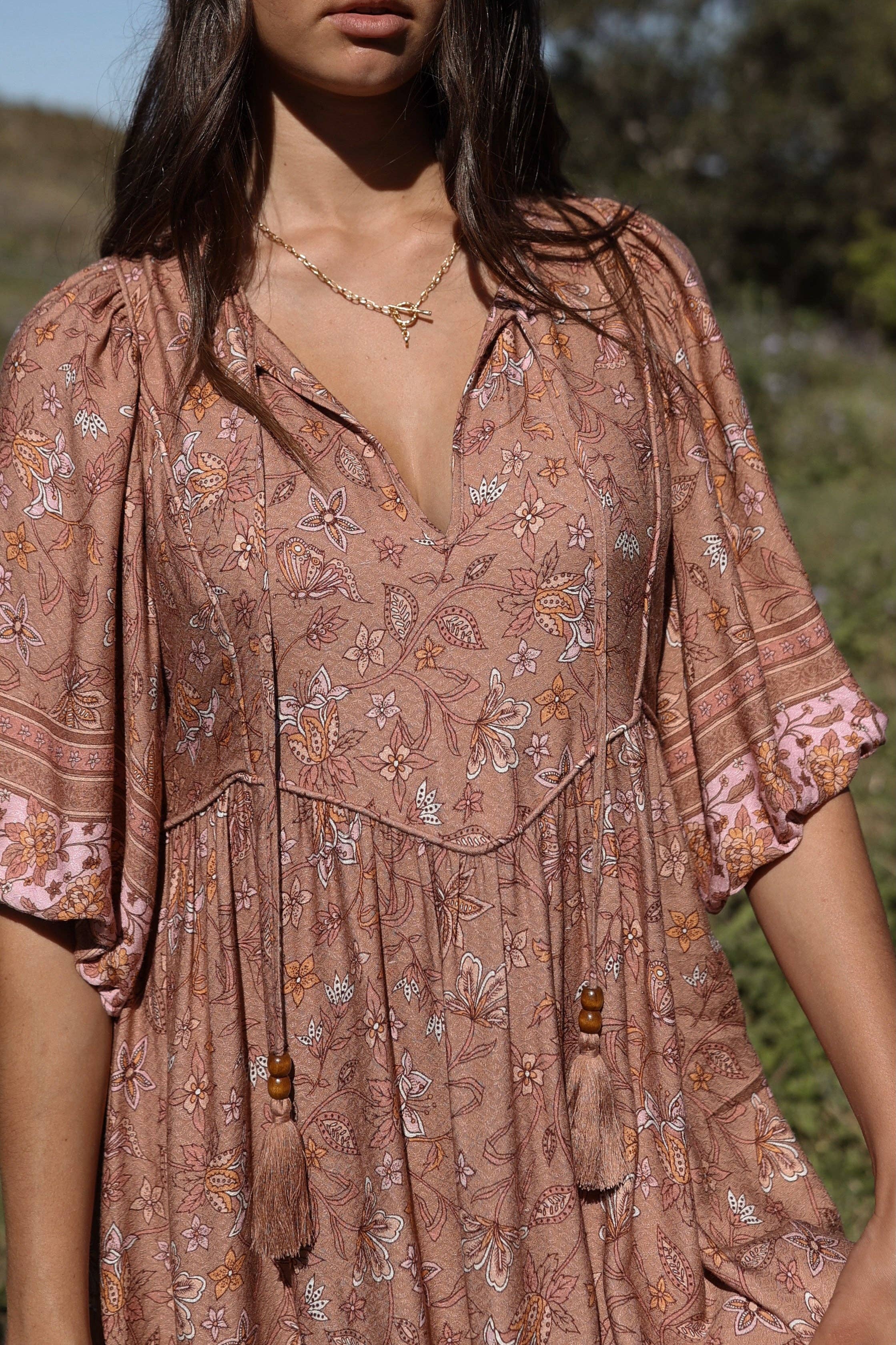 Coven and Co - Venta al por mayor Vestido - Mujer - Vestido Midi Woodland9