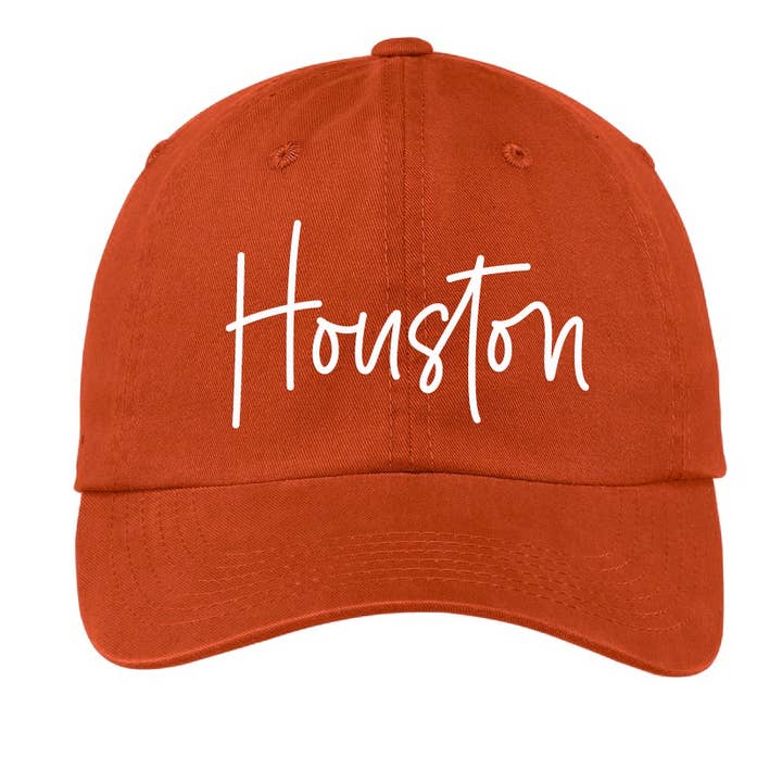Frankie Jean - Wholesale Baseball Cap - Unisex - Houston Cursive Baseball Cap V13