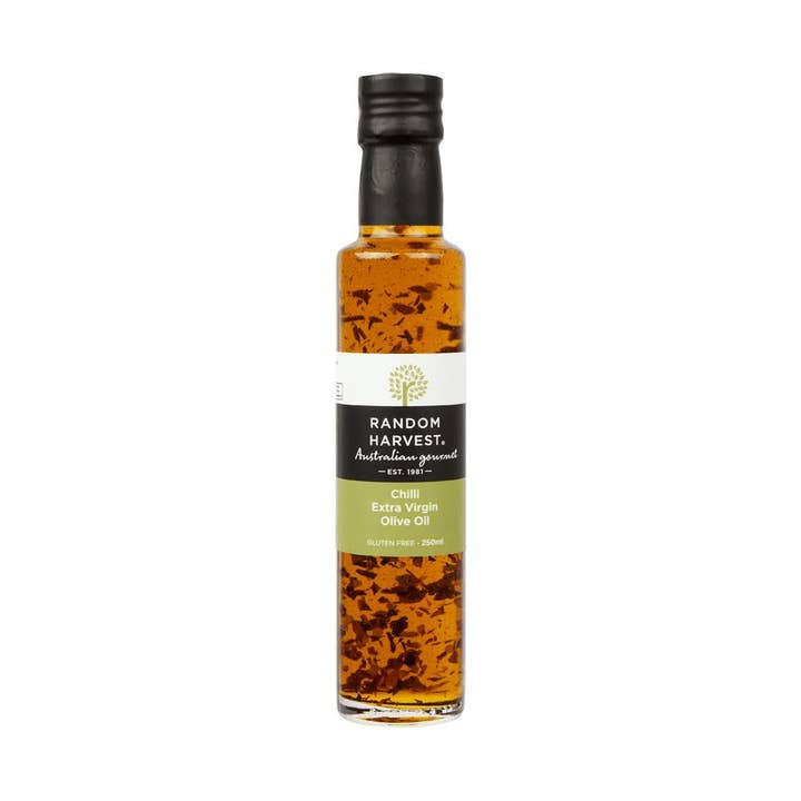 Chilli Infused Extra Virgin Olive Oil 250ml for wholesale by Random Harvest
