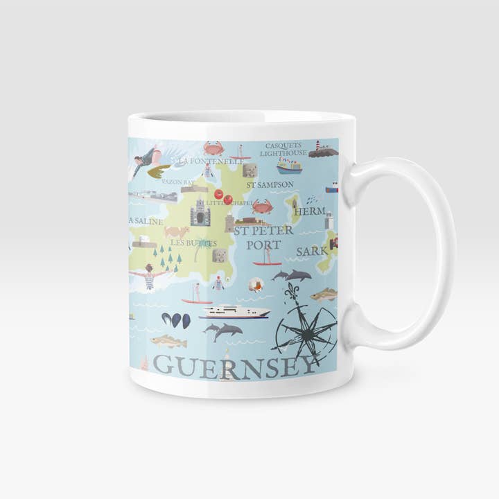Betty Boyns Designs – wholesale Coffee mug – ILLUSTRATED MAP MUGS19