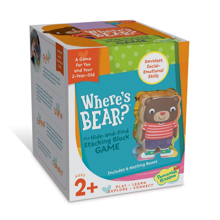 Toddler Games - Peaceable Kingdom Where's Bear? for wholesale by Just Imagine Toys