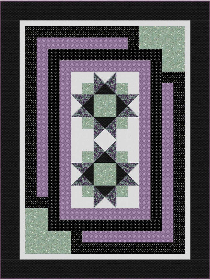 Fumo e Espelhos Lap Colcha Padrão por atacado de PhoebeMoon Designs