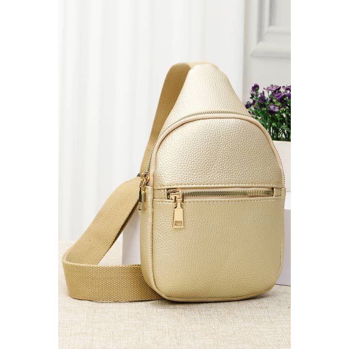 Hana - Wholesale Crossbody Bag - Women's - Solid PU Sling Bag
