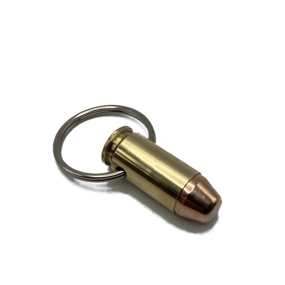 Vermont Cut Coins & 2nd Shot Round - Wholesale Keychain - Unisex - Bullet Keychains - Many Calibers - .223 .45 9mm .40 10mm3