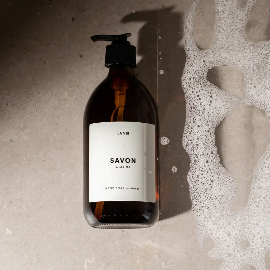 ATELIER LA VIE APOTHICAIRE - Vente Savons/lotions pour les mains - Savon pour les mains au romarin et pampl1