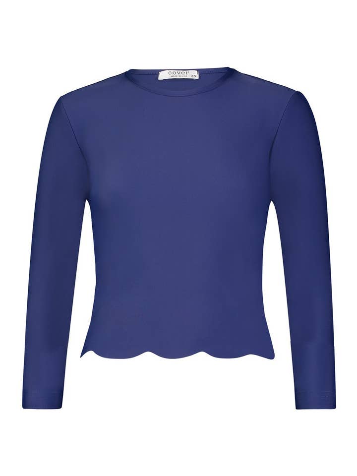 Scallop Cut Swim T-Shirt for wholesale by Cover Swim