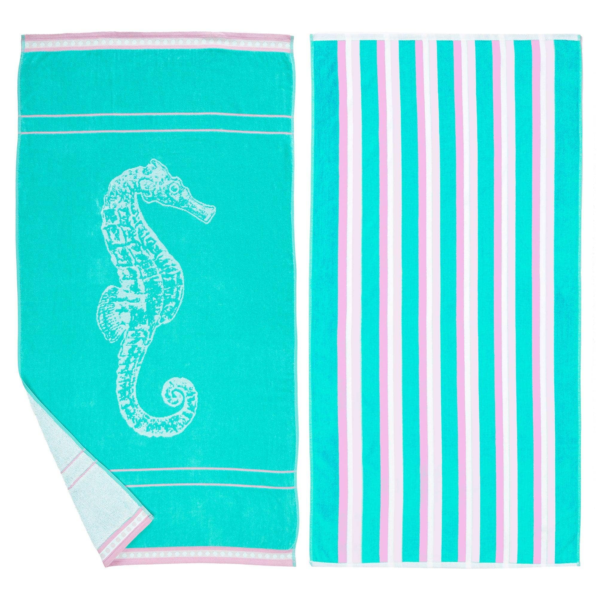 BH Collective - Wholesale Beach Towel - Beach Towels - 100% Cotton Jacquard, 2pk  - Playa Collection32