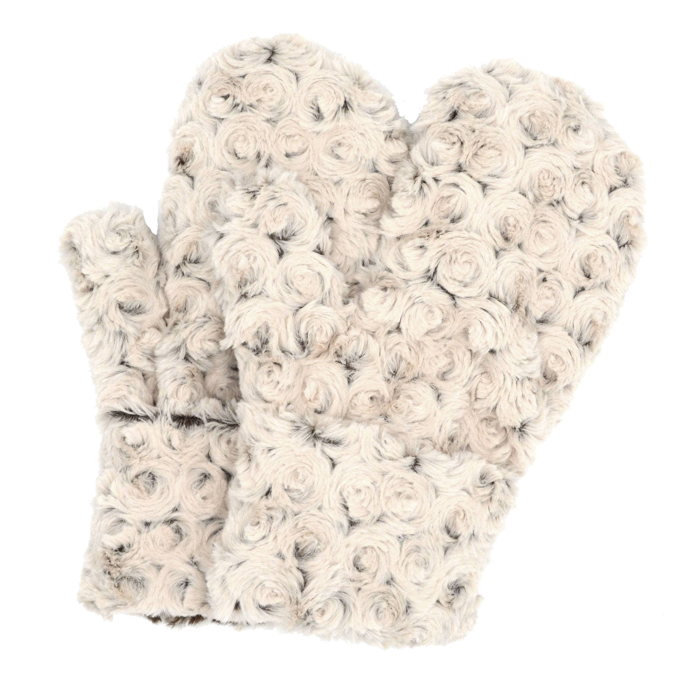 PANDEMONIUM - Vendita all'ingrosso Muffole - Donna - Guanti da donna fatti a mano in pelliccia sintetica6