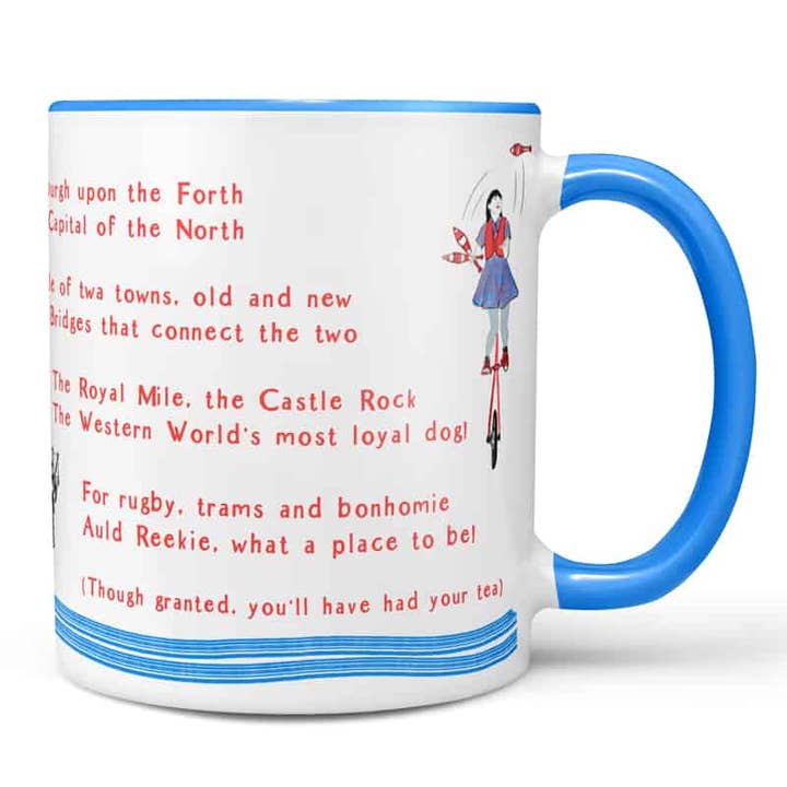 Gillian Kyle - Wholesale Coffee Mug - Ode to Edinburgh Chunky Mug1