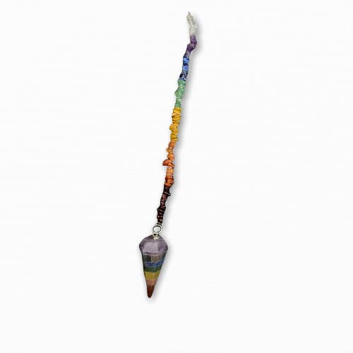 7 Chakra Pendulum for wholesale by The Reiki Shop