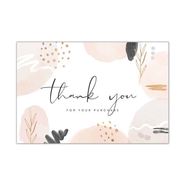 Cartoline di ringraziamento per la vendita all'ingrosso da parte di Small Biz Supplies