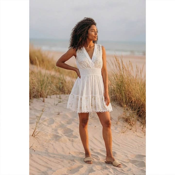 Isla Bonita Di SIGRIS Abito Corto 38890 per la vendita all'ingrosso da parte di Isla Bonita By Sigris