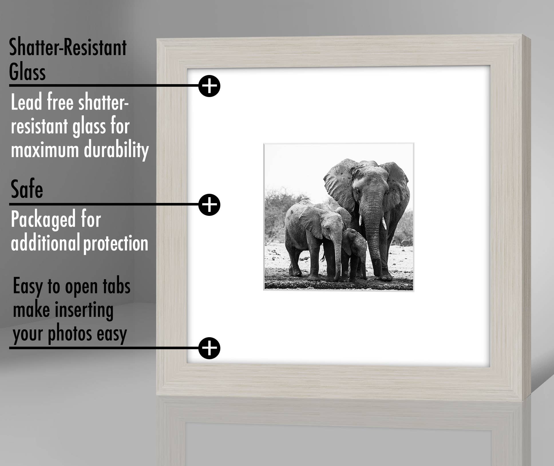 Americanflat - Wholesale Picture Frame - Americanflat Picture Frame with Mat Standard Molding25