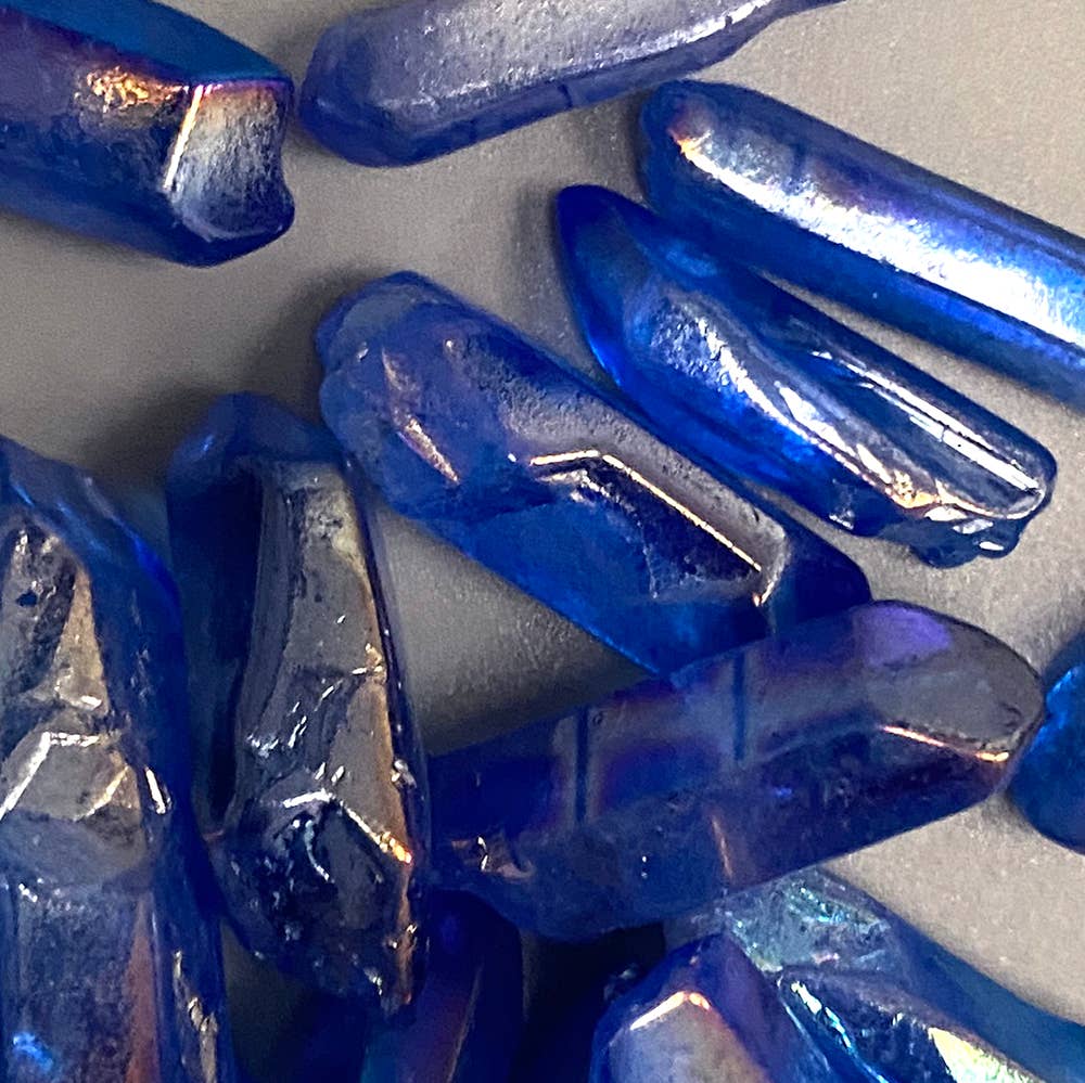 VIE – wholesale Spiritual stone/crystal – Electroplated Quartz Points, 2-3cm, Single27