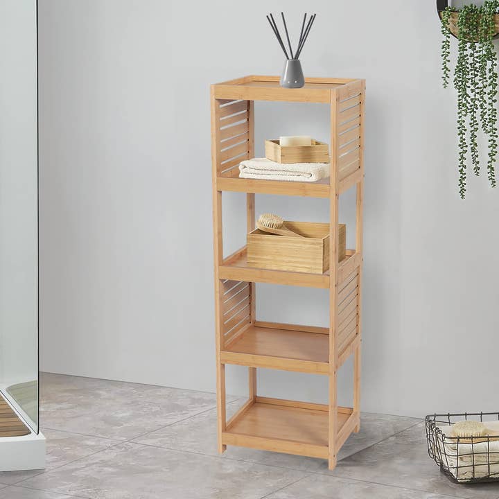 Open-Shelf Unit – Natural Trinidad for wholesale by Evideco French Home Goods