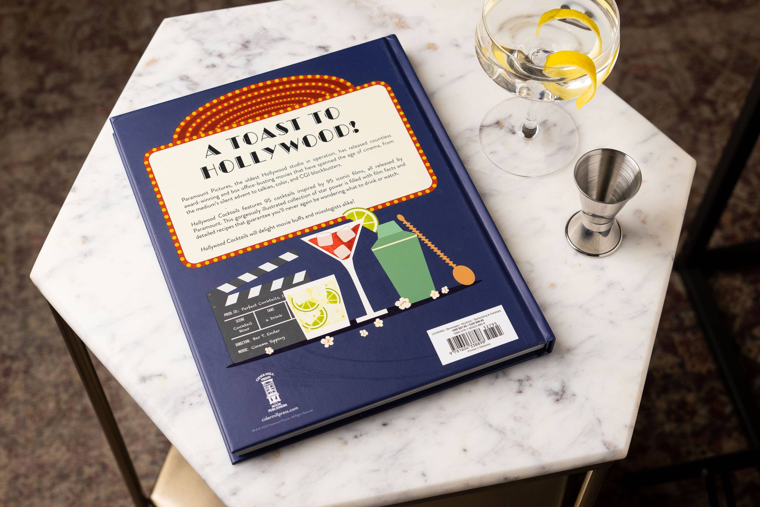 HarperCollins Focus - Wholesale Mixology & Beverage - Hollywood Cocktails: Over 95 Recipes Celebrating Films2