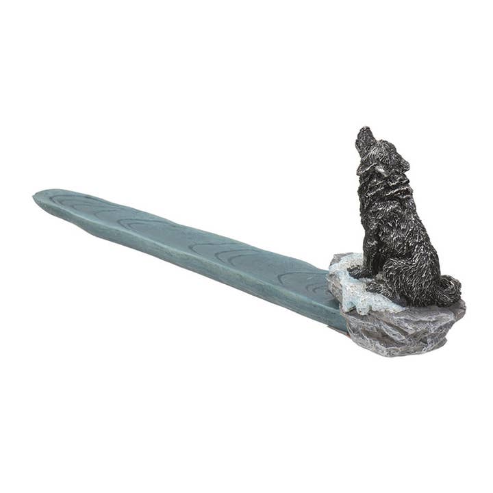 Pacific Trading – wholesale Incense holder – 15117 Grey Wolf Incense Burner