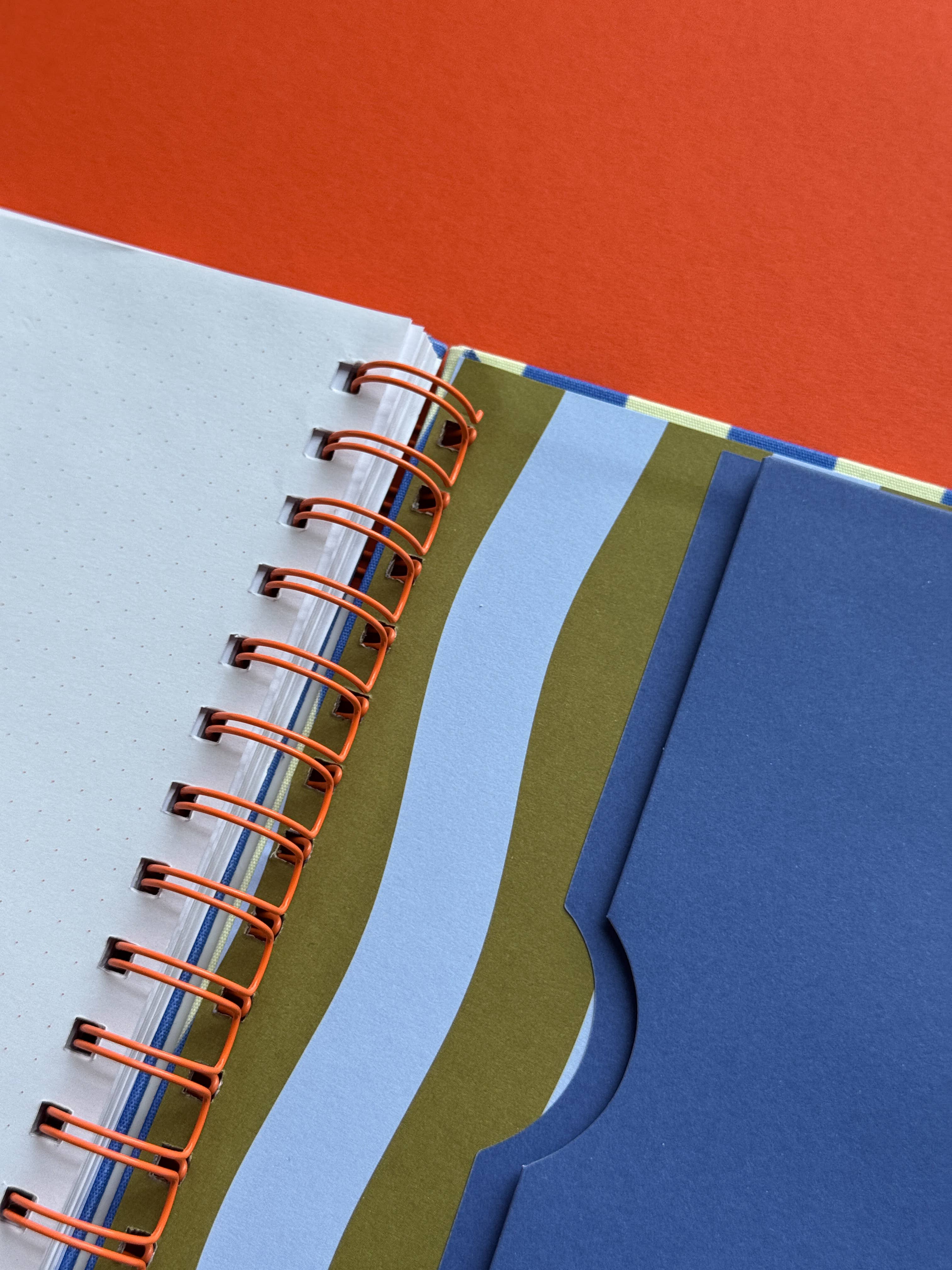 Mel Andrel – Engroshandel Notesbog – Middelhavsstriber A5 Priknet Notesbog1