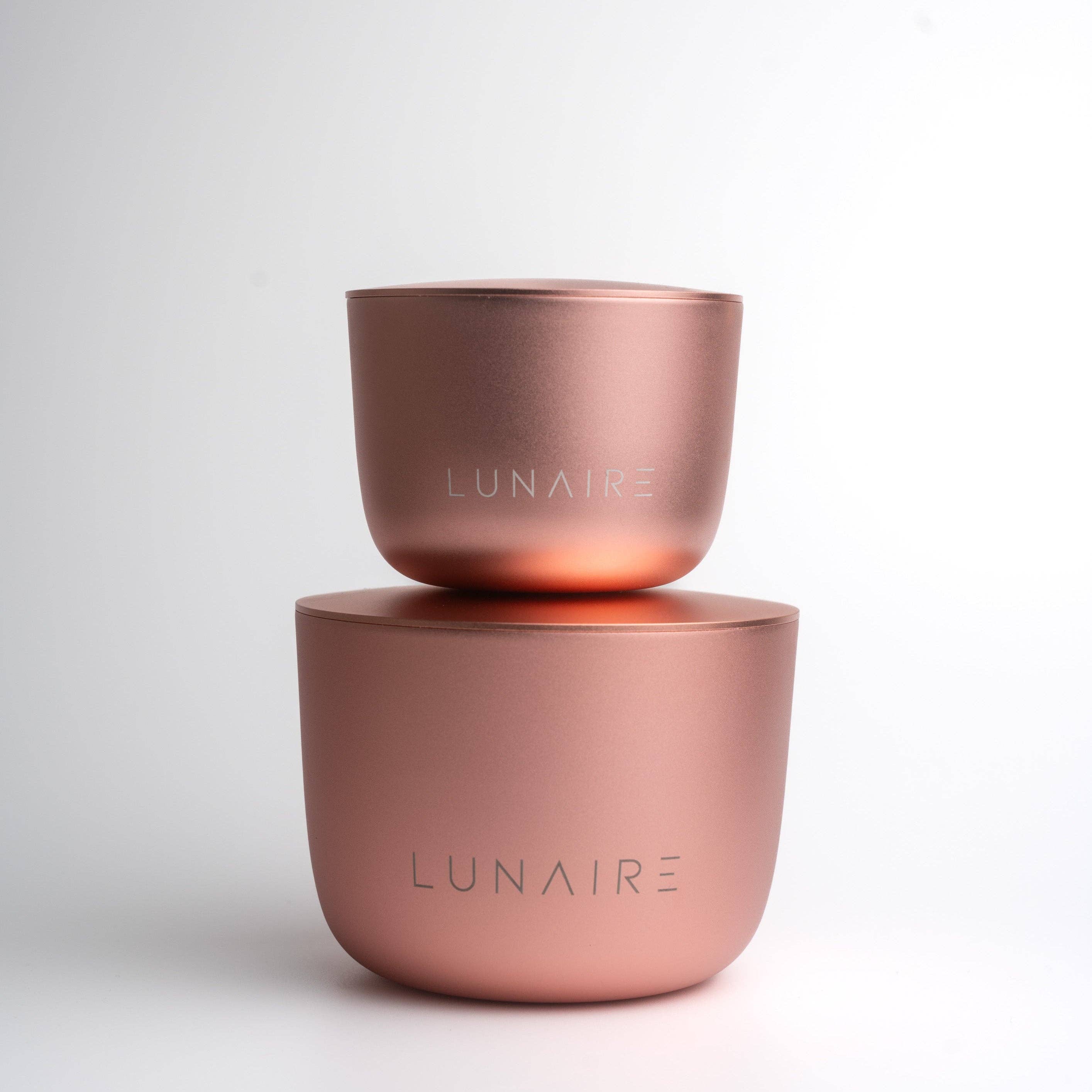 Lunaire - Wholesale Jar/Filled Candle - Rose Gold Jar + Afternoon Bloom Pod10