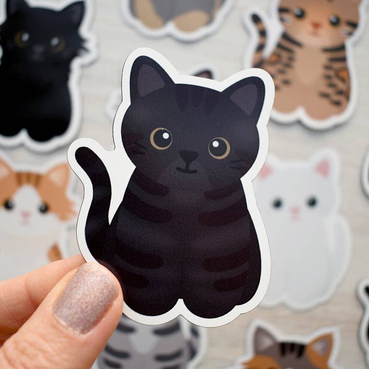 Looks Like My Cat! Smoke tabby cat magnet for wholesale by Chester and Pearl