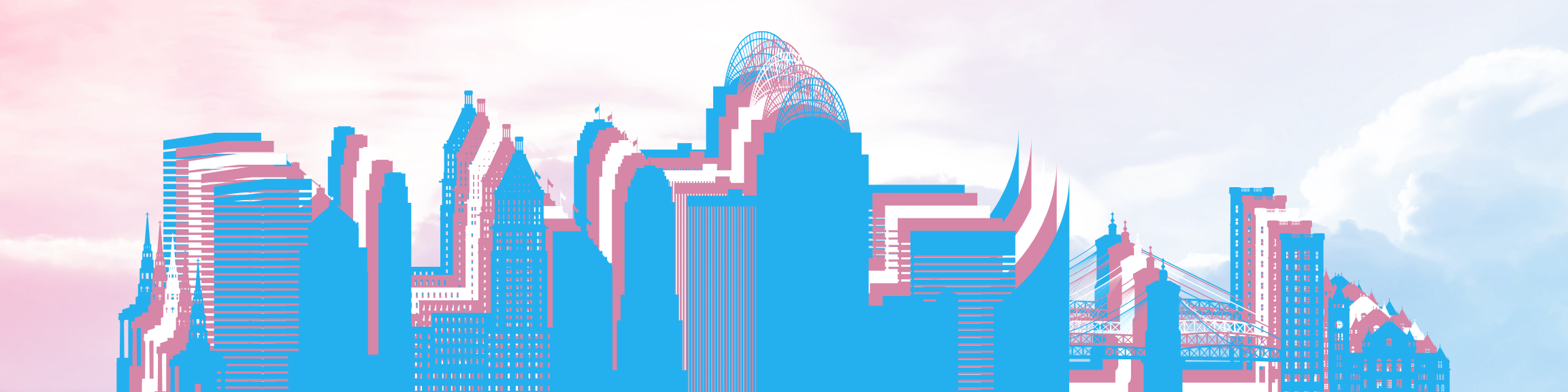 Quotables Geek Custom Designs - Wholesale Wall Tile - Cincinnati LGBTQ+ Skyline Ceramic Tiles5