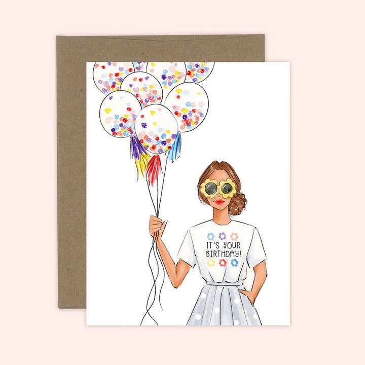 Almeida Illustrations - Wholesale Birthday Card - It's your Birthday! Greeting Card