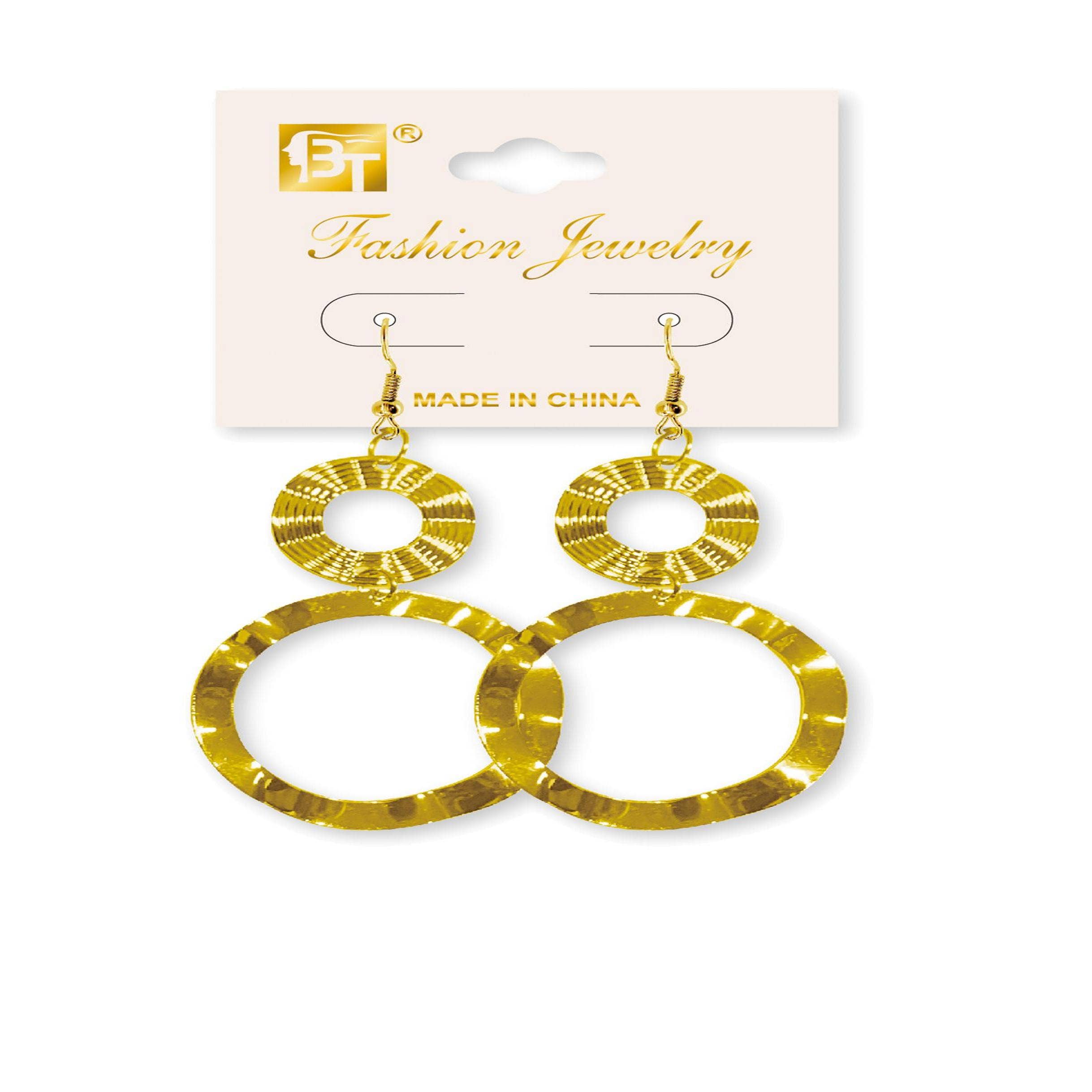 KT Supply - Wholesale Retailer Display - Jewelry - Hook Earrings 35Mmx60Mm0