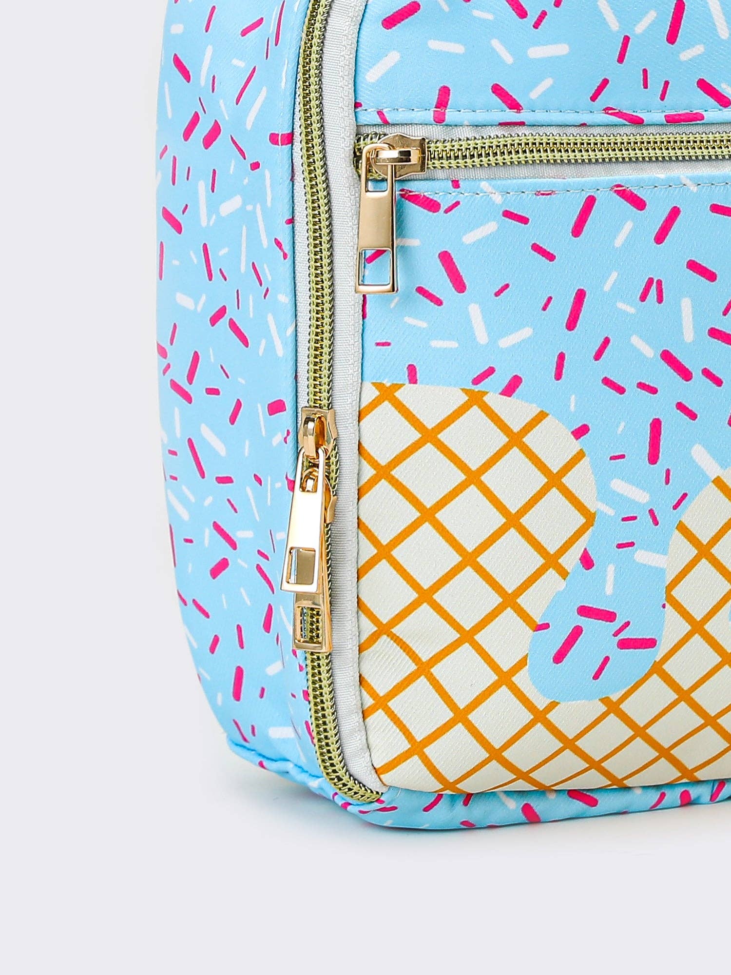 sassy kids palace - Wholesale Lunch Bag/Box - Kids - Ice Cream Drip Canvas Lunch Boxes Bag2