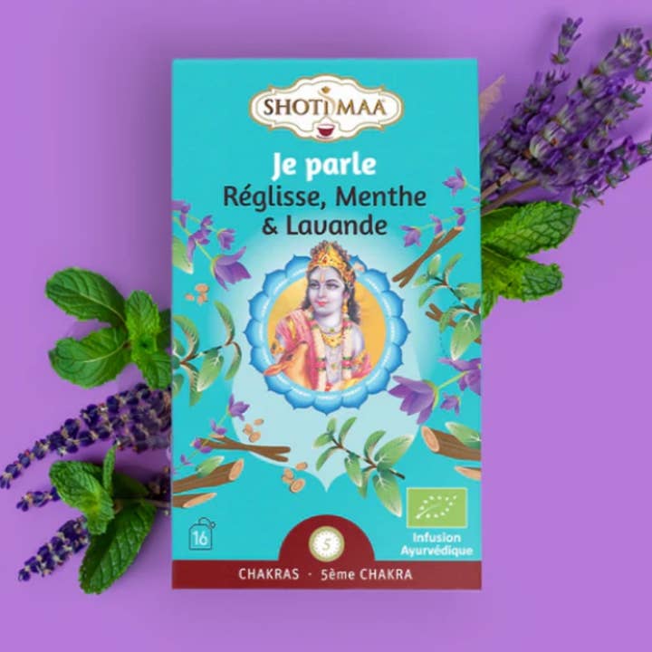 Organic Herbal Infusion I Speak - 16 Mint & Licorice Sachets for wholesale by Zen'Arôme