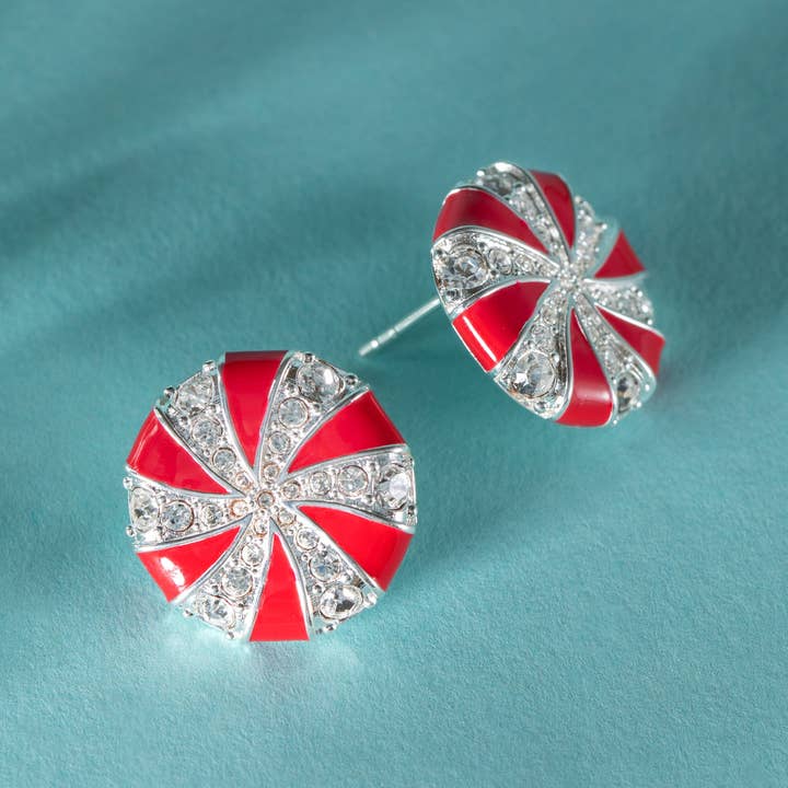 Alex and Ani - Wholesale Stud/Post Earrings - Holiday Peppermint Candy Earrings4