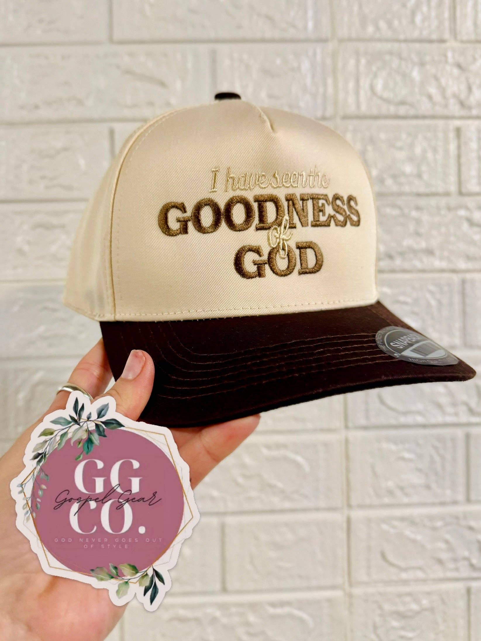 Gospel Gear Co - Wholesale Baseball Cap - Unisex - The Goodness Of God Embroidered Hat1