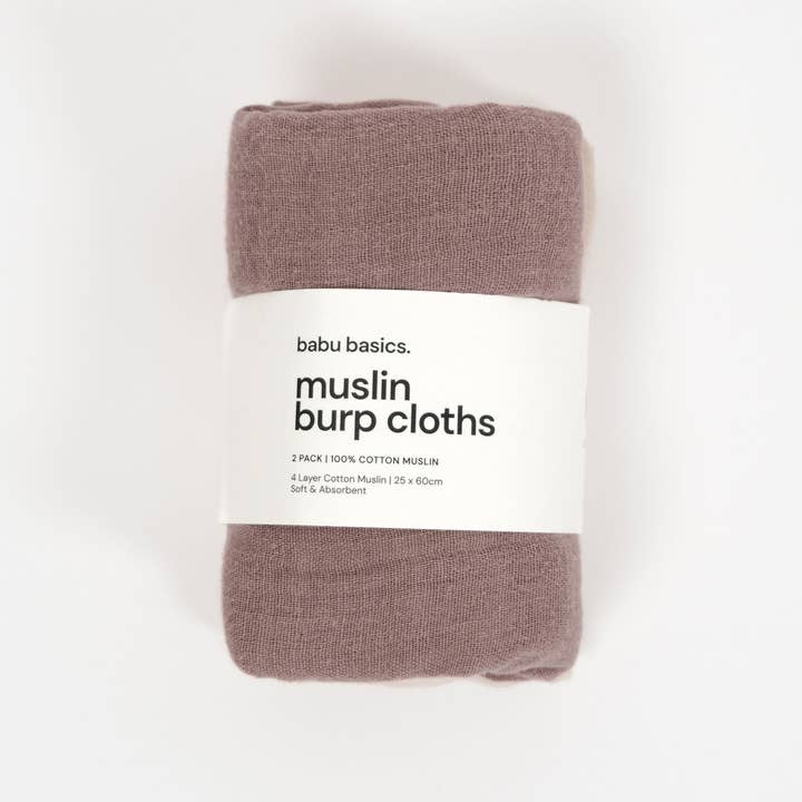 Babu - Wholesale Burp cloth set – Baby - Muslin Burp Cloth Set (2 pack)2