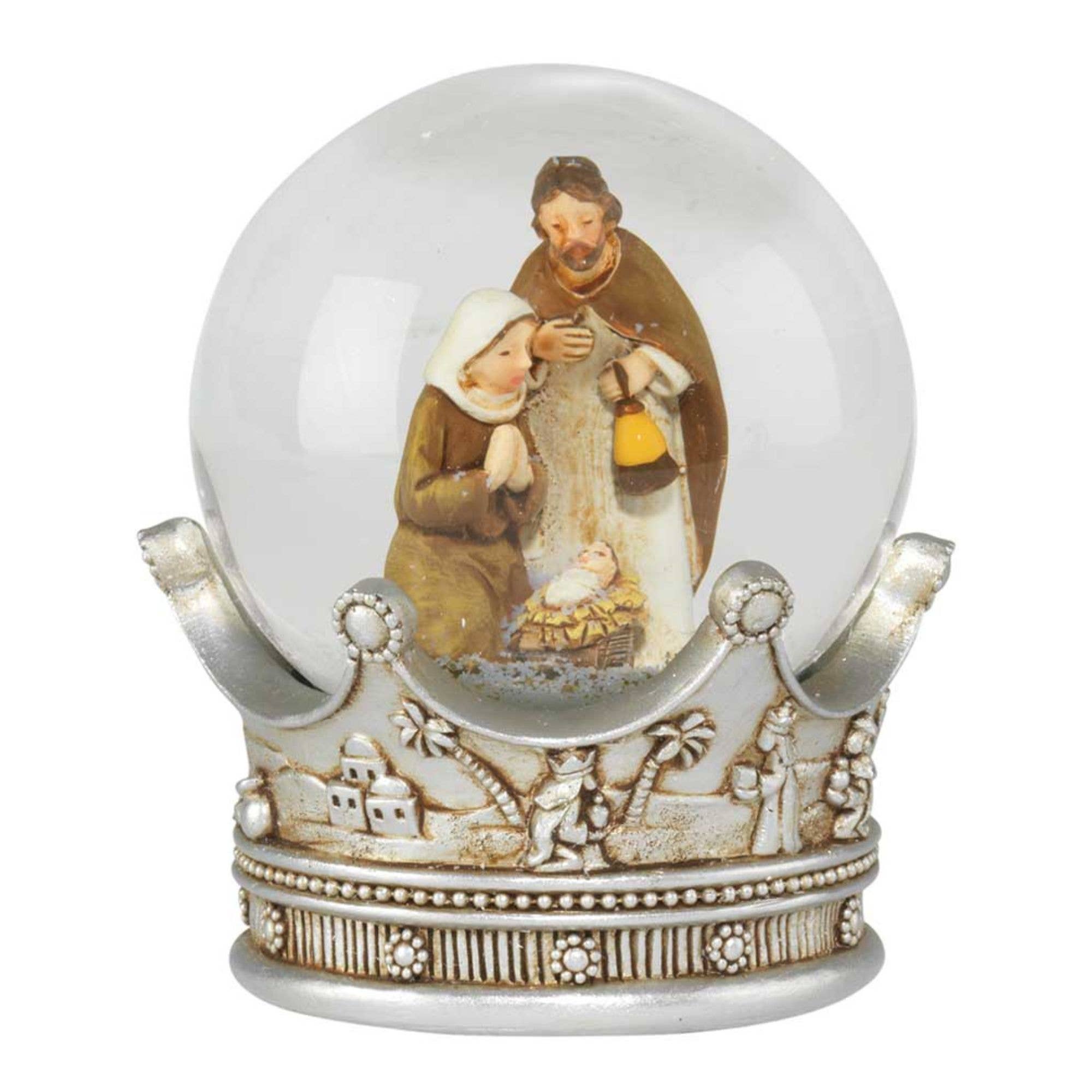 Cottage Garden - Wholesale Snow Globe - Holy Family Water Globe1