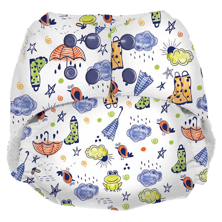 Nickis Ultimate Snap AIO - Pöl Hopper - OS för wholesale av Nicki's Diapers (Planetwise Wholesale)